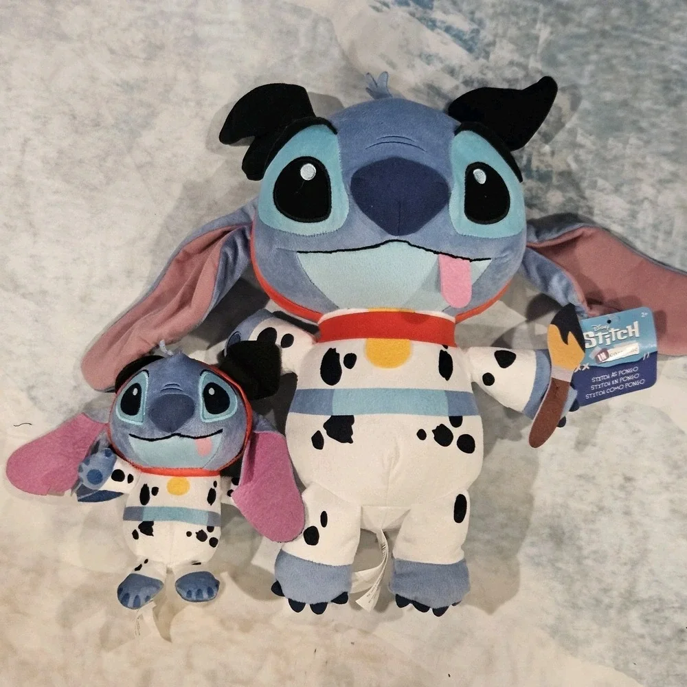 Disney Stitch Pongo Costume Plush Bundle 14